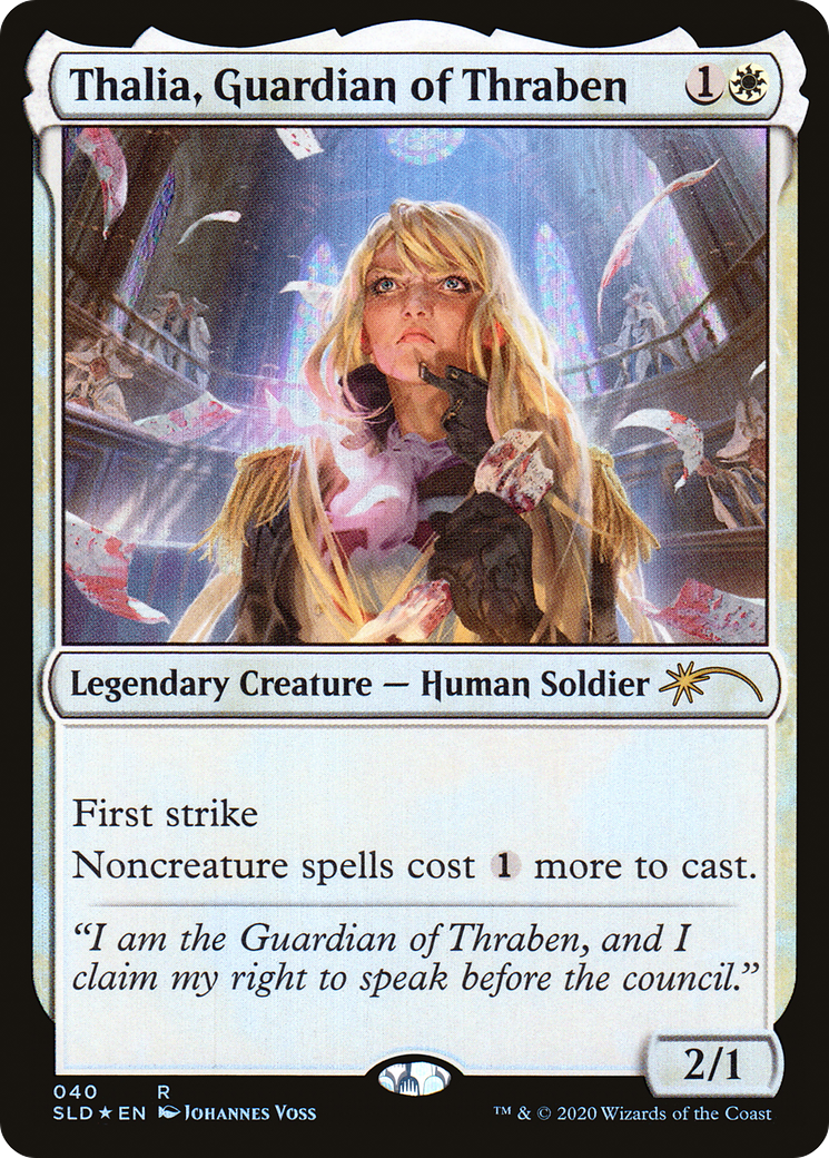 Thalia, Guardian of Thraben (040) (SLD-040)  Foil - Secret Lair Drop