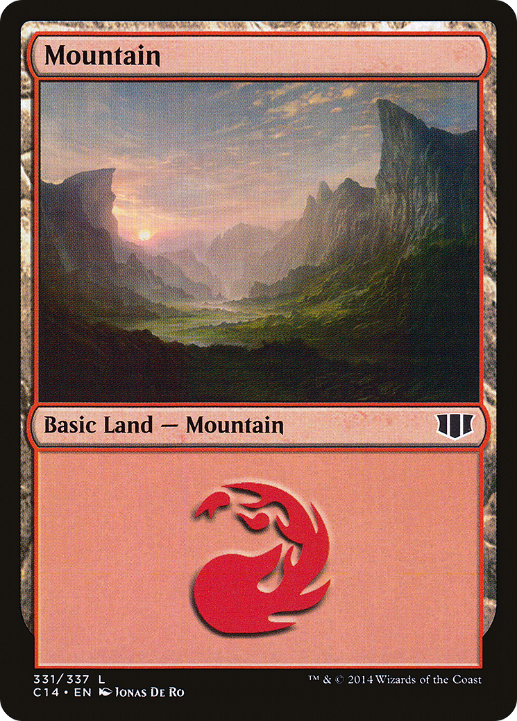 Mountain (331) (C14-331)  - Commander 2014