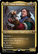 Cayth, Famed Mechanist (M3C-018)  Etched Foil - Modern Horizons 3 Commander