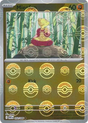Mienfoo (052/086) (Poke Ball Pattern) [Scarlet & Violet: White Flare]