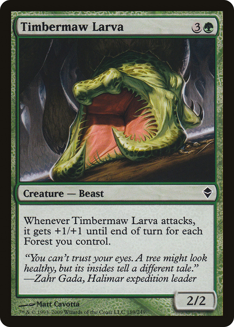 Timbermaw Larva (ZEN-189)  - Zendikar