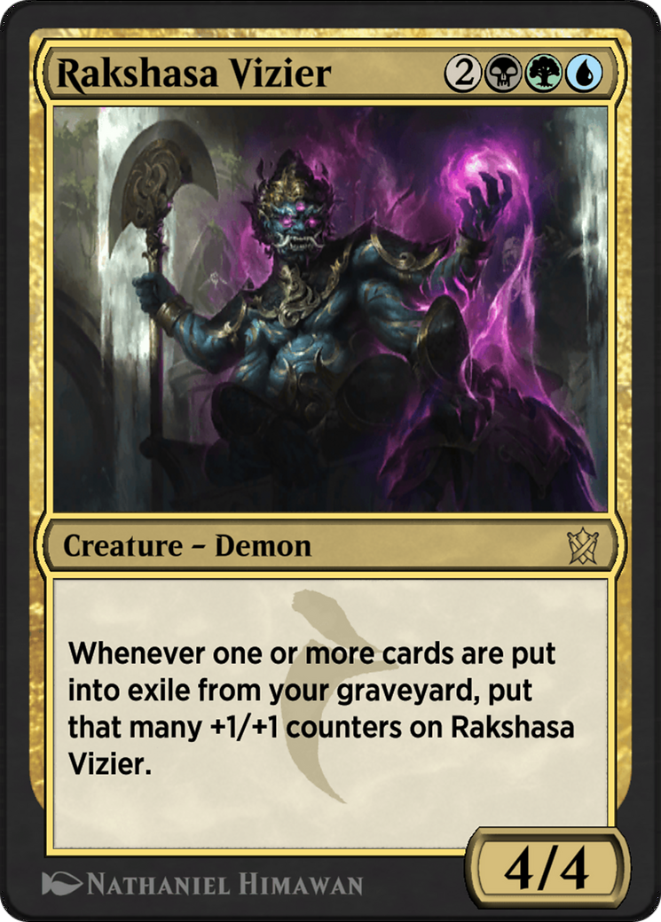 Rakshasa Vizier (KTK-193Y)  - Khans of Tarkir