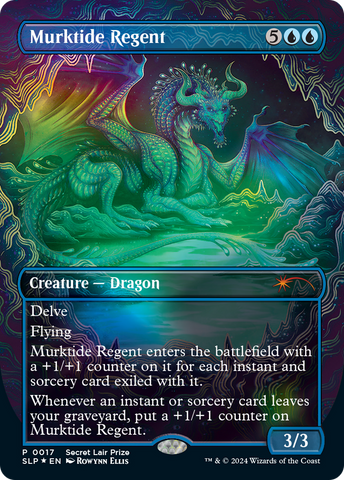 Murktide Regent (SLP-017) - Secret Lair Showdown (Borderless) Foil