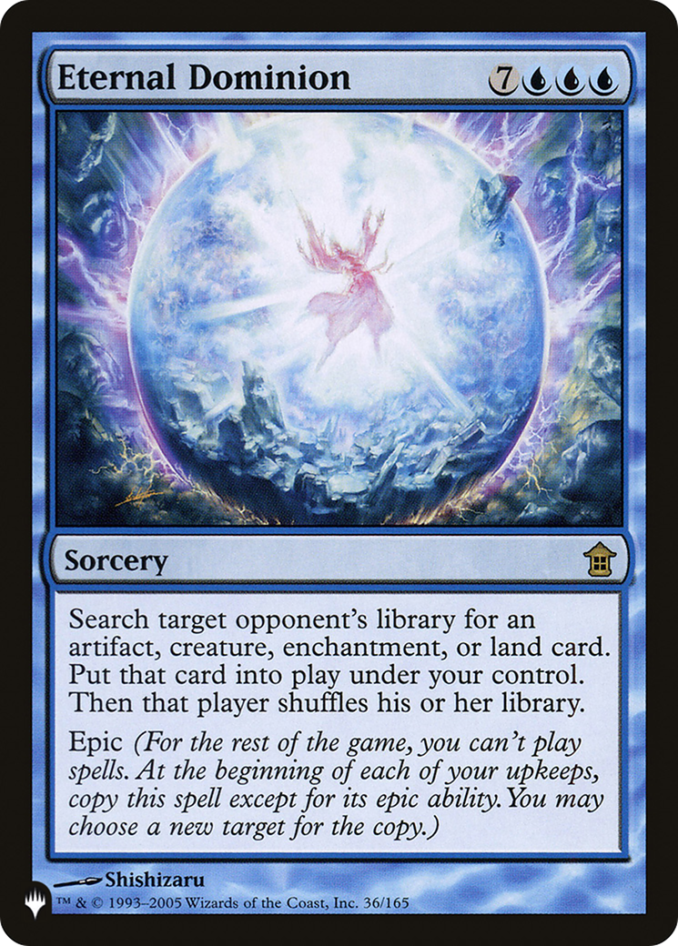 Eternal Dominion (LIST-36/165)  - The List