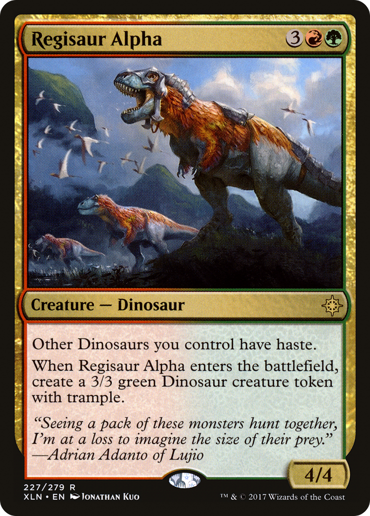 Regisaur Alpha (XLN-227)  Foil - Ixalan