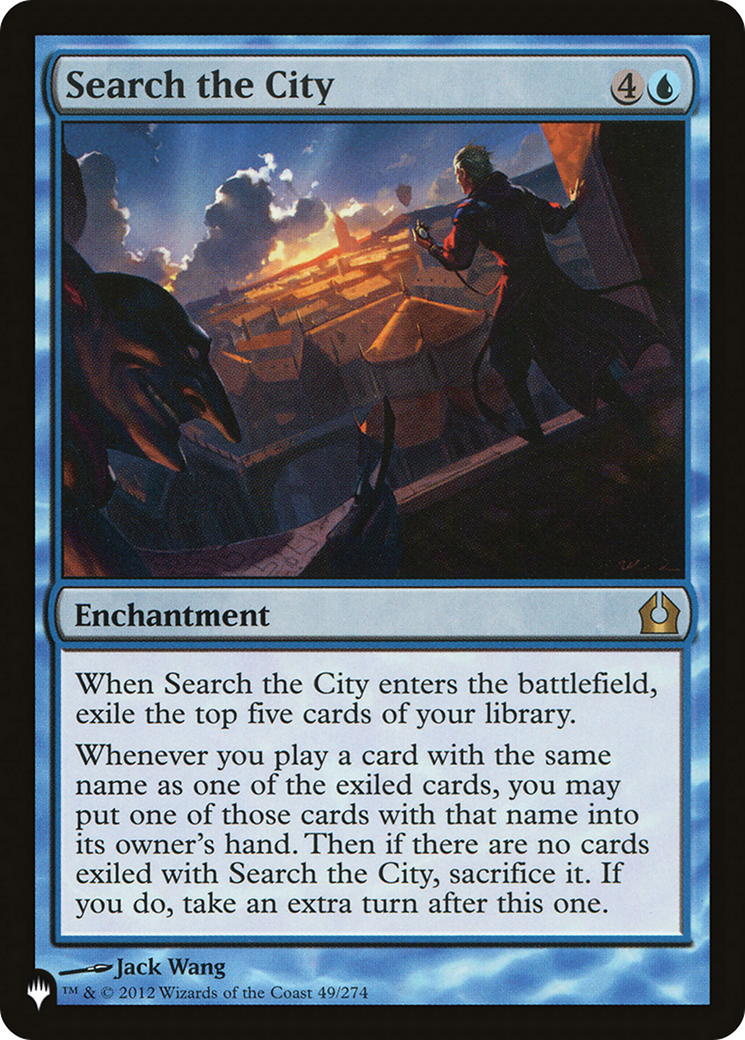 Search the City (LIST-RTR-49)  - The List
