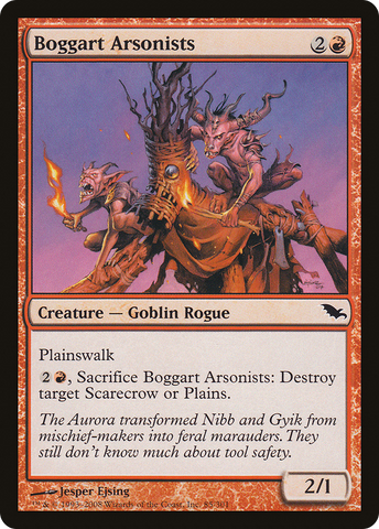 Boggart Arsonists (SHM-085)  Foil - Shadowmoor