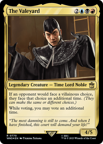 The Valeyard (Surge Foil) (WHO-770)  Foil - Doctor Who