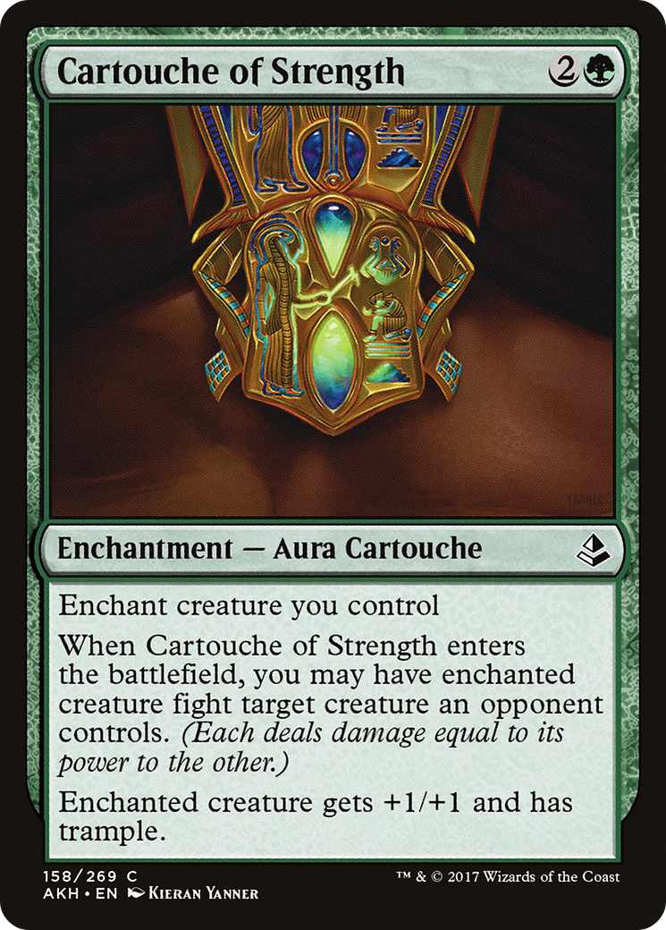 Cartouche of Strength (AKH-158)  - Amonkhet