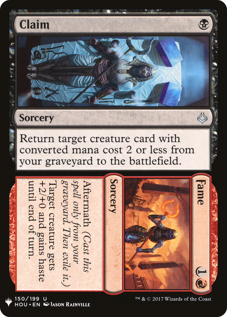 Claim // Fame (LIST-HOU-150)  - The List