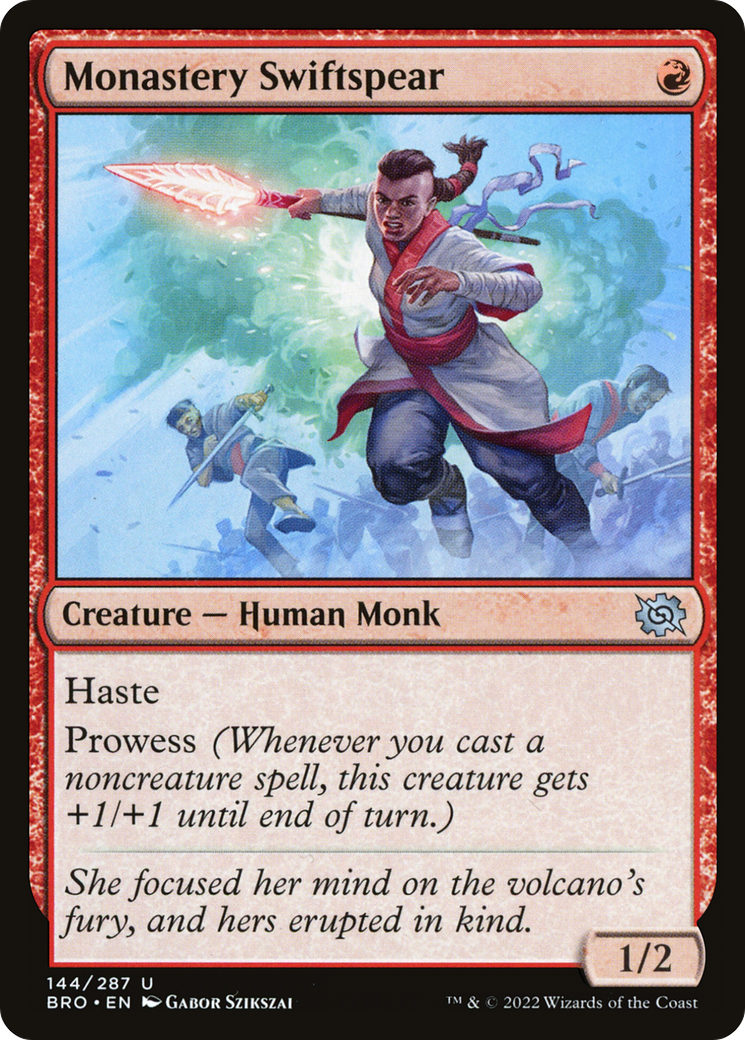 Monastery Swiftspear (BRO-144)  Foil - The Brothers' War