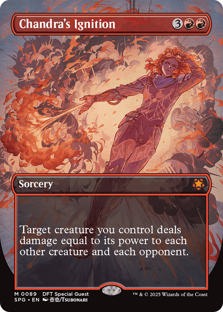 Chandra's Ignition (Borderless) (SPG-089)  - Special Guests