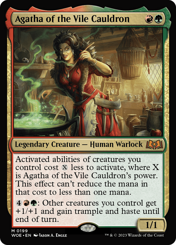 Agatha of the Vile Cauldron (WOE-199)  - Wilds of Eldraine