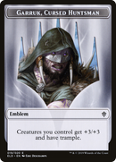 Garruk, Cursed Huntsman Emblem (TELD-019)  - Throne of Eldraine Tokens