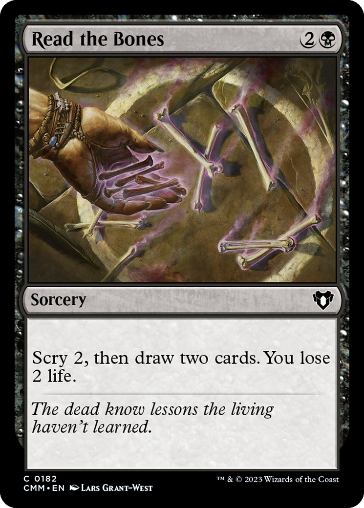 Read the Bones (CMM-182)  - Commander Masters