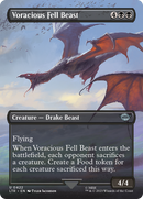 Voracious Fell Beast (Borderless) (LTR-422)  Foil - The Lord of the Rings: Tales of Middle-earth