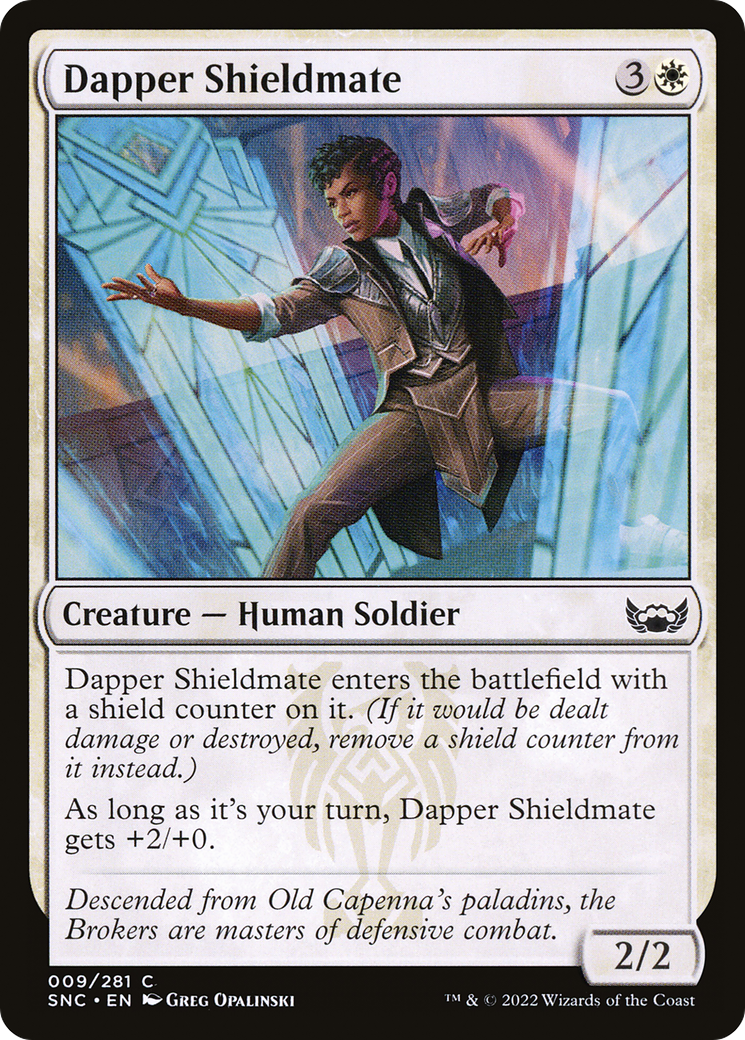 Dapper Shieldmate (SNC-009)  Foil - Streets of New Capenna
