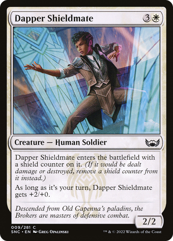 Dapper Shieldmate (SNC-009)  Foil - Streets of New Capenna