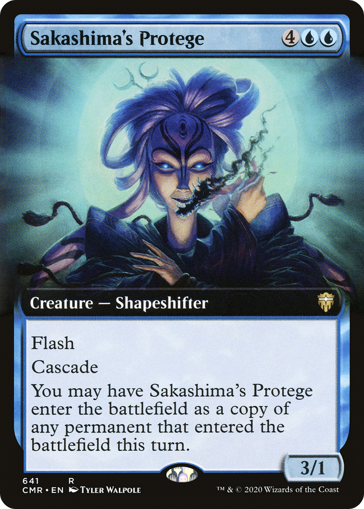 Sakashima's Protege (Extended Art) (CMR-641)  - Commander Legends: (Extended Art)