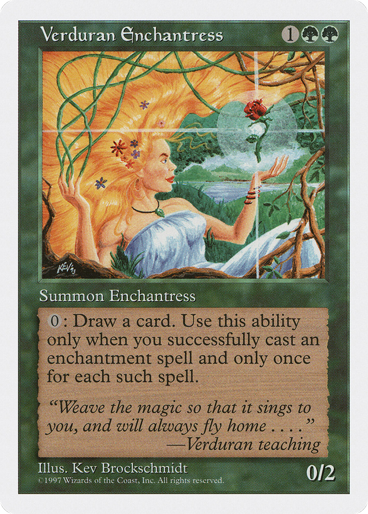 Verduran Enchantress (5ED-)  - Fifth Edition