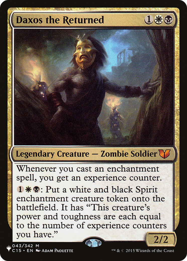Daxos the Returned (LIST-043/342)  - The List