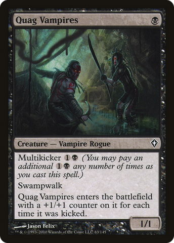 Quag Vampires (WWK-063)  Foil - Worldwake