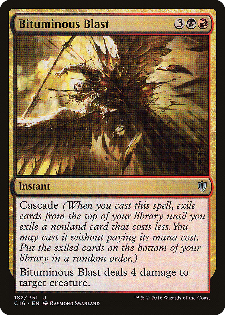 Bituminous Blast (C16-182)  - Commander 2016