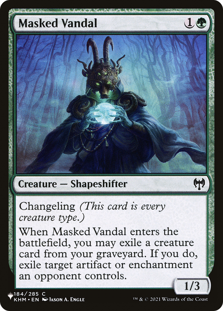 Masked Vandal (LIST-184)  - The List