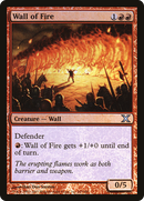 Wall of Fire (10E-247★)  Foil - Tenth Edition