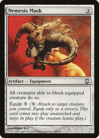 Nemesis Mask (DST-134) - Darksteel Foil
