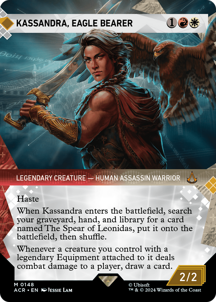 Kassandra, Eagle Bearer (Showcase) (ACR-148)  - Assassin's Creed: (Showcase) (Borderless)