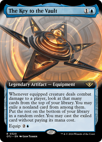 The Key to the Vault (Extended Art) (OTJ-320)  - Outlaws of Thunder Junction: (Extended Art)