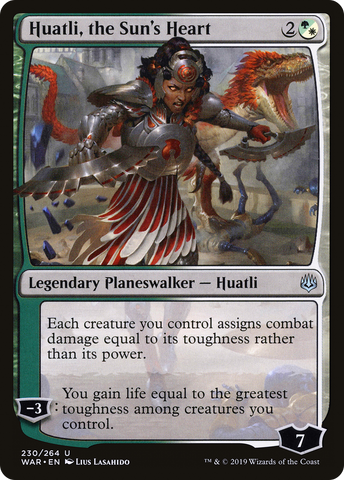 Huatli, the Sun's Heart (WAR-230)  - War of the Spark