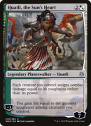 Huatli, the Sun's Heart (WAR-230)  Foil - War of the Spark