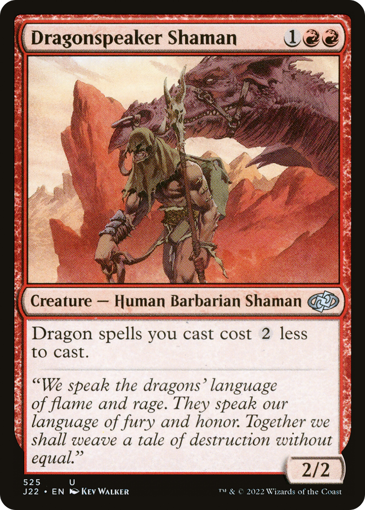 Dragonspeaker Shaman (J22-525)  - Jumpstart 2022