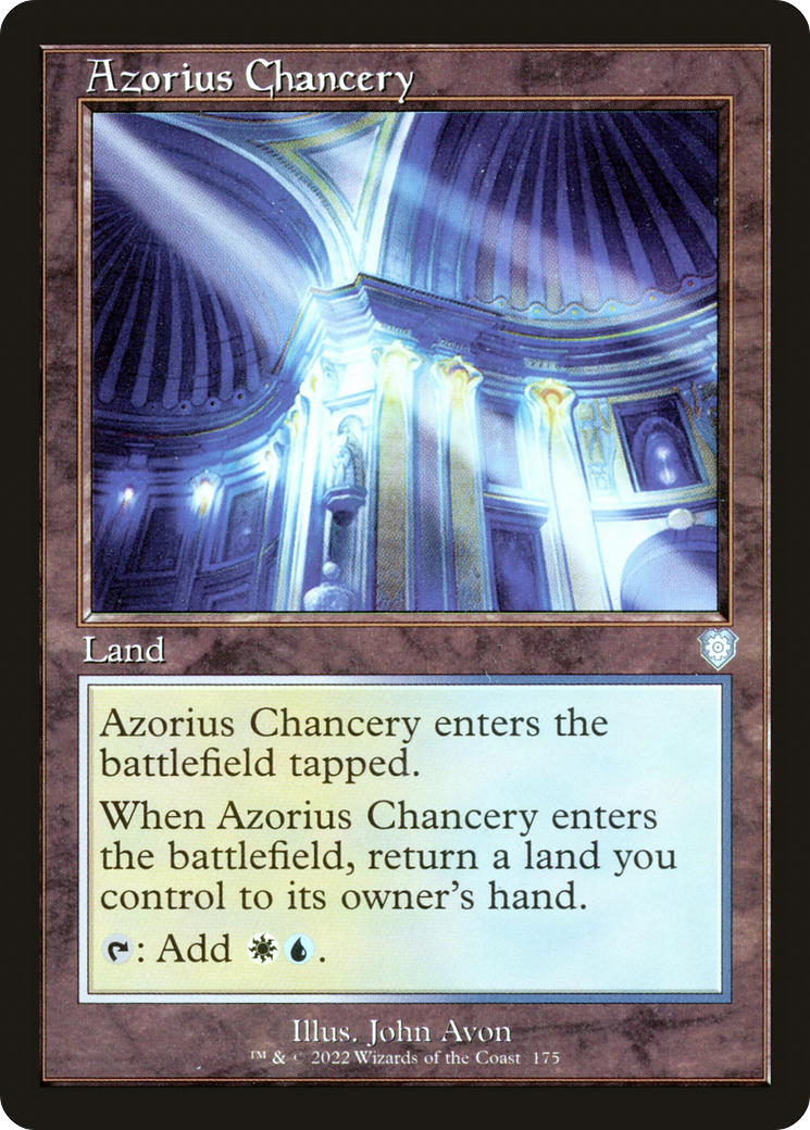 Azorius Chancery (Retro Frame) (BRC-175)  - The Brothers' War Commander