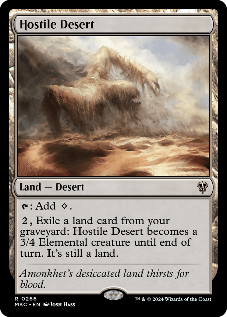 Hostile Desert (MKC-266)  - Murders at Karlov Manor Commander