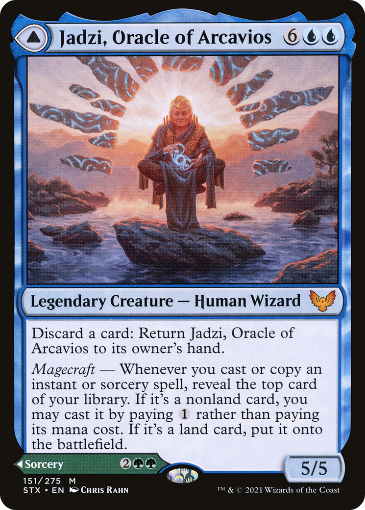 Jadzi, Oracle of Arcavios (STX-151)  Foil - Strixhaven: School of Mages