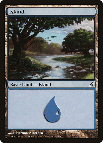 Island (288) (LRW-288)  Foil - Lorwyn