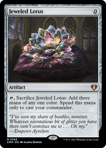 Jeweled Lotus (CMM-396)  Foil - Commander Masters