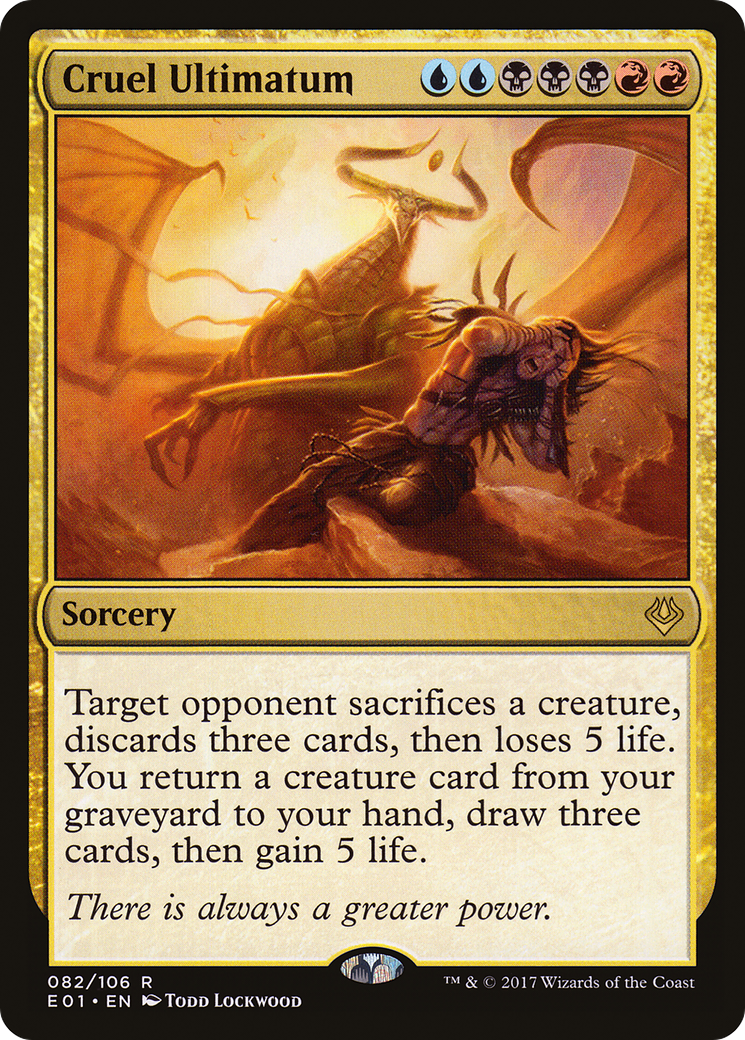 Cruel Ultimatum (AC2-082)  - Archenemy: Nicol Bolas