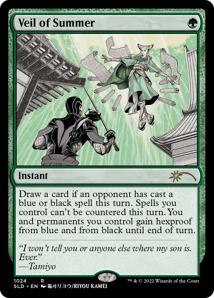 Veil of Summer (SLD-1024)  Foil - Secret Lair Drop