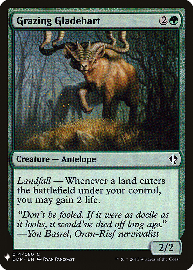 Grazing Gladehart (LIST-014)  - The List