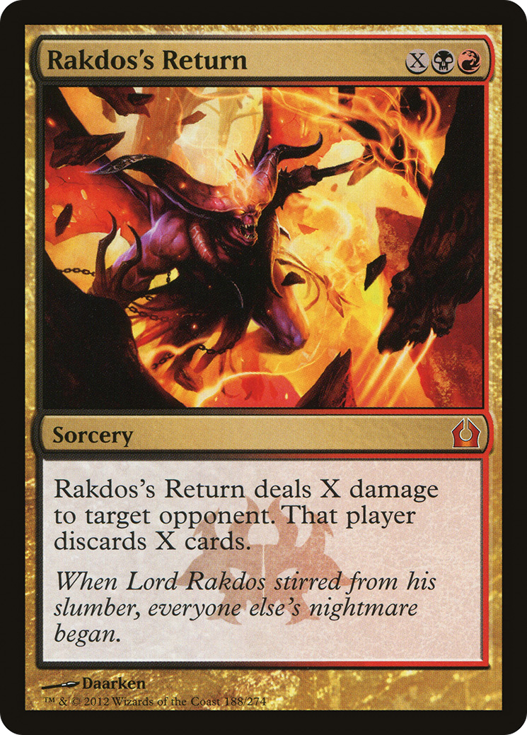 Rakdos's Return (RTR-188)  - Return to Ravnica