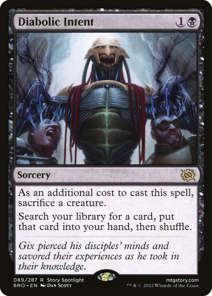 Diabolic Intent (BRO-089)  Foil - The Brothers' War
