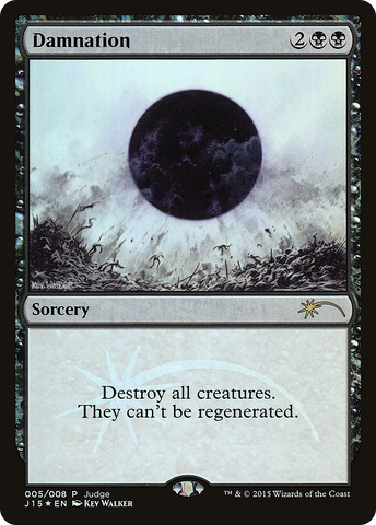 Damnation (JDG-005)  Foil - Judge Gift Cards 2015