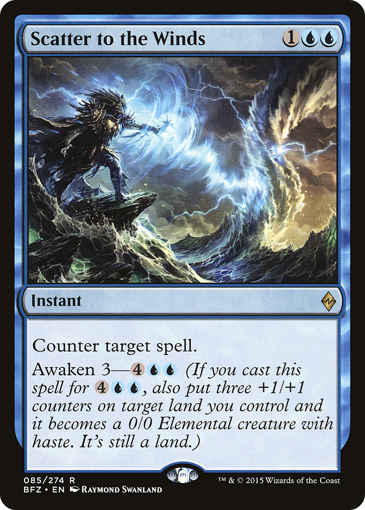 Scatter to the Winds (BFZ-085)  - Battle for Zendikar