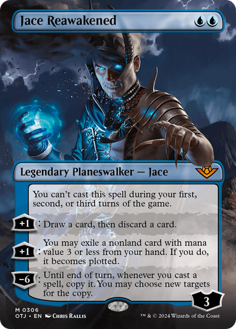 Jace Reawakened (Borderless) (OTJ-306)  - Outlaws of Thunder Junction