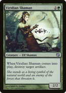Viridian Shaman (9ED-280★) - Ninth Edition Foil