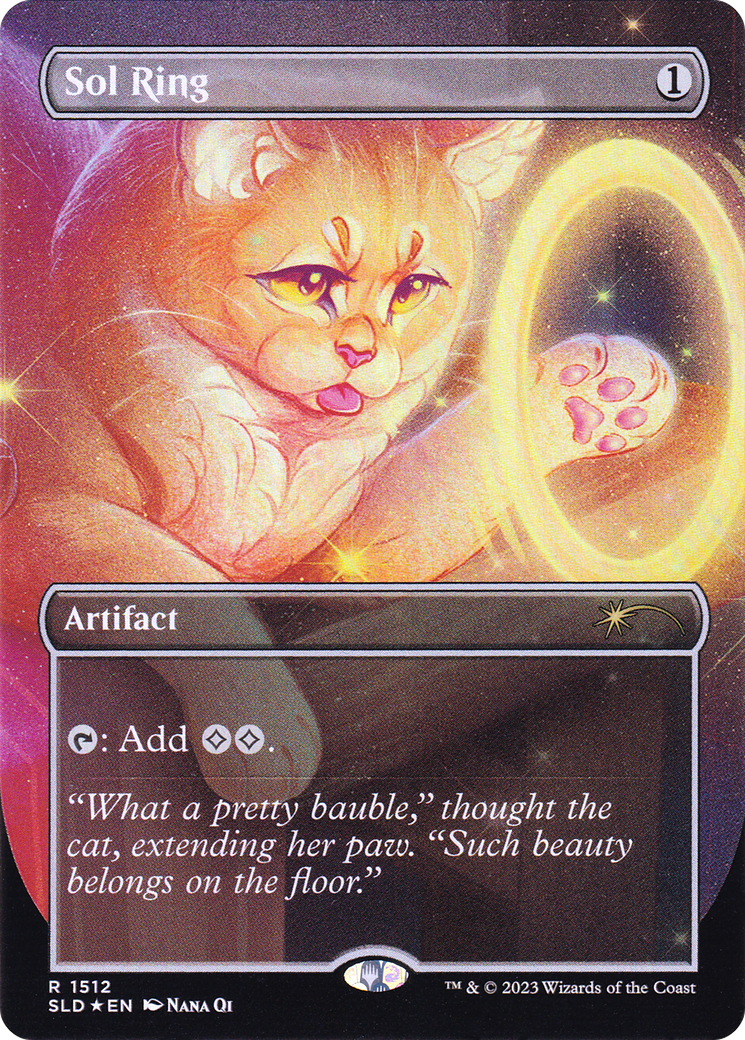 Sol Ring (1512) (SLD-1512) - Secret Lair Drop (Borderless) Foil